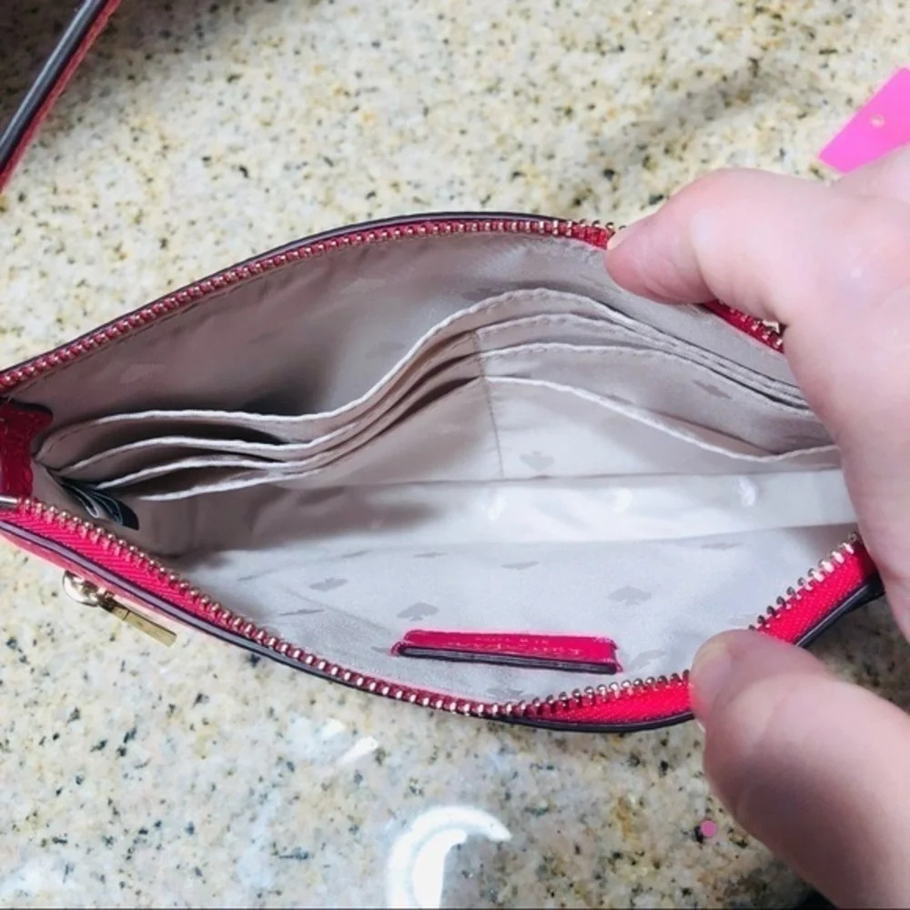 Kate Spade New York Pink Pebbled Leather Convertible Shoulder Bag NWT - Picture 7 of 10